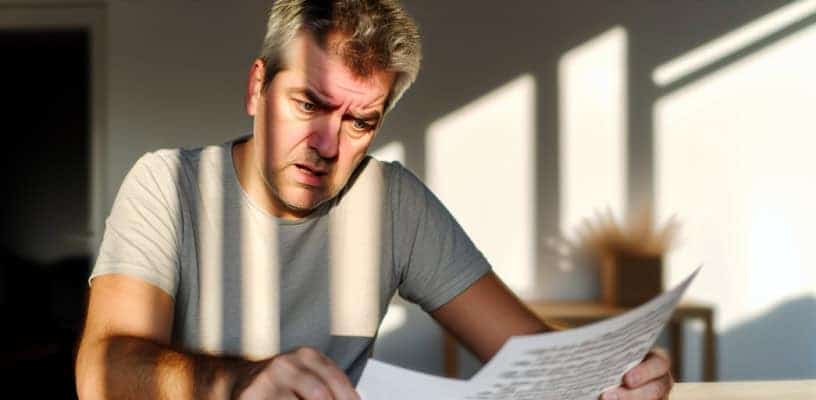 A person with documents
