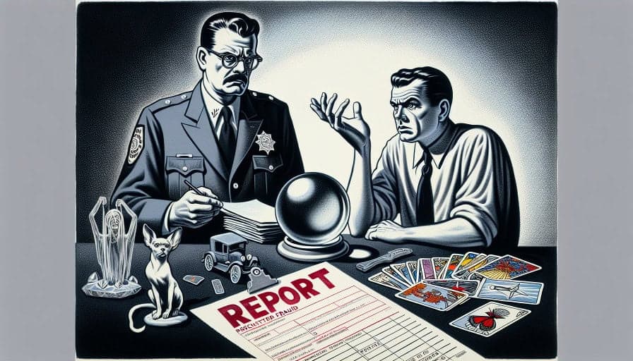 reporting psychic fraud