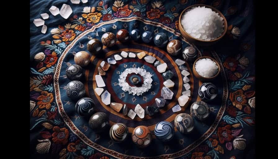 Traditional lithomancy stones