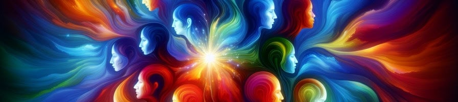 vibrant aura colors