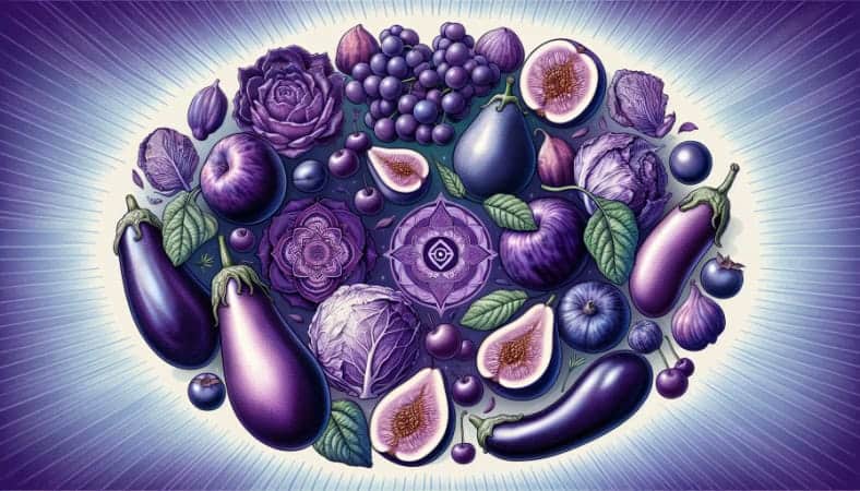 purple fruits and vegetables