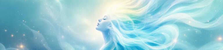 turquoise auras illustrated through light and color